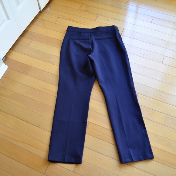 Spanx Slim Straight Leg Pants Size XL NWT Navy - Picture 6 of 9